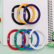 01Pc Bracelet Ballpoint Pen Novelty Flexible Writing Ball GEL Stationery School Office Supplies Random Color Student Kids