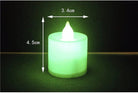 Melting Shaped LED Candles Premium Quality Candles with Battery Cells,Dripping Style Electric Candle Set Yellow Flickering, Battery Powered Dripped Realistic Small Fake Candles Decorations
