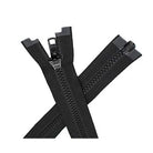 50 Pcs Adjustable Cut-to-Size Nylon Zipper with Auto-Lock Slider – Open-End Zipper for Jackets, Backpacks, Bags, and DIY Sewing Projects