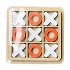Tic Tac Toe/Noughts and Crosses Wooden Tabletop Board Game Family Game for Kids and Adults Brain Teaser Puzzle Size 13cm * 10cm