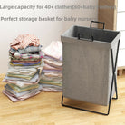 Laundry Hamper Basket With Metal Rods