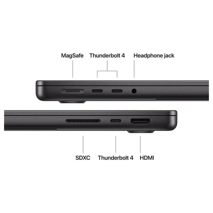 Apple MacBook Pro 14 MDE14, Apple M5 10-Core Chip, 16GB Unified RAM, 1TB SSD, 10-Core GPU, Space Black