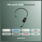 Jabra Evolve 65 TE Stereo Wireless Single-Ear Headphones