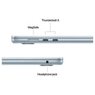 Apple MacBook Air 15 MDVQ4, Apple M5 10-Core Chip, 16GB Unified RAM, 512GB SSD, 15.3" Liquid Retina Display, Sky Blue