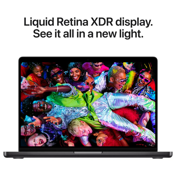 Apple MacBook Pro 14 MDE04, Apple M5 10-Core Chip, 16GB Unified RAM, 512GB SSD, 14.2" Liquid Retina XDR 120Hz Display, 10-Core GPU, Space Black