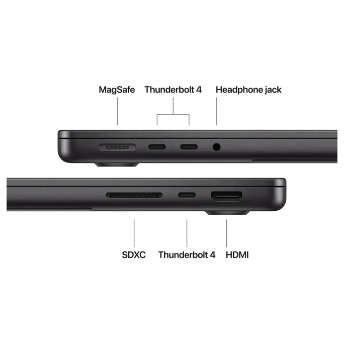 Apple MacBook Pro 14 MDE04, Apple M5 10-Core Chip, 16GB Unified RAM, 512GB SSD, 14.2" Liquid Retina XDR 120Hz Display, 10-Core GPU, Space Black