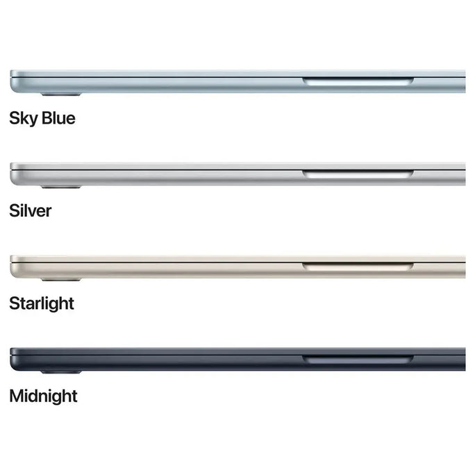 Apple MacBook Air 15 MDVA4, Apple M5 10-Core Chip, 16GB Unified RAM, 1TB SSD, 15.3" Liquid Retina Display, Silver