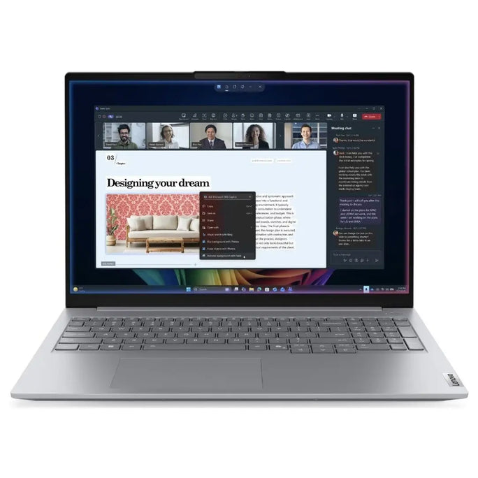 Lenovo ThinkBook 16 Gen 9 21US0034GQ Business Laptop, Intel Core 5 210H, 8GB DDR5 RAM, 512GB SSD, 16" WUXGA IPS Display