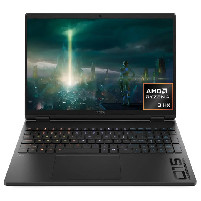 HP OMEN HyperX 15-GB0090WM Gaming Laptop, AMD Ryzen 9 8940HX, 16GB DDR5 RAM, 1TB SSD, RTX 5070 8GB, 15.3" 2.5K IPS 180Hz Display