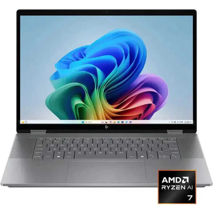 HP OmniBook X Flip 16-AR0033DX 2-in-1 Laptop, AMD Ryzen AI 7 350, 24GB LPDDR5x RAM, 1TB SSD, Radeon 860M Graphics, 16" 2K IPS Touchscreen, Windows 11 Home