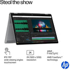 HP OmniBook X Flip 16-AR0033DX 2-in-1 Laptop, AMD Ryzen AI 7 350, 24GB LPDDR5x RAM, 1TB SSD, Radeon 860M Graphics, 16" 2K IPS Touchscreen, Windows 11 Home