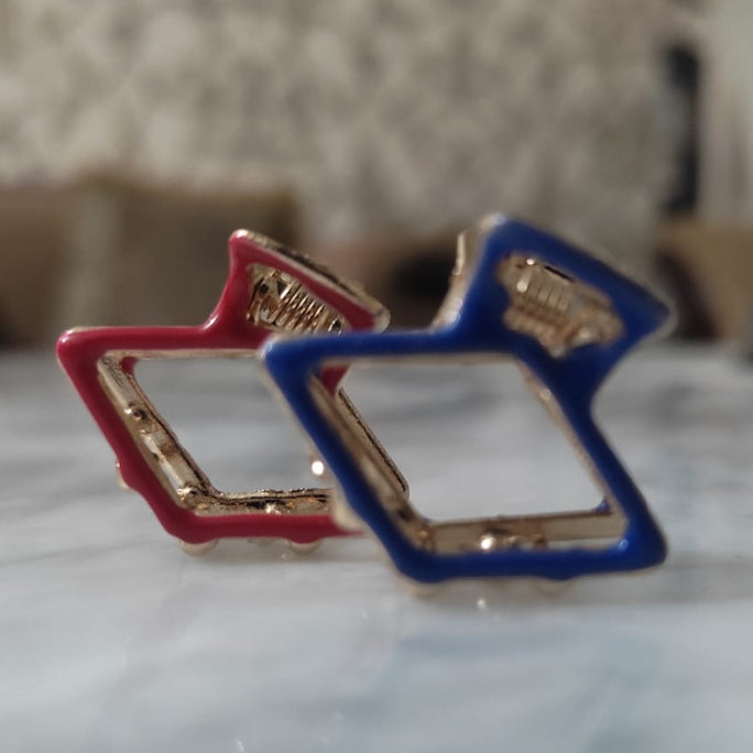 01 Pc Mini Metal Cature Hair Clip Women Girls Geometric Hair Cature Hair Differeents Shape Hair Clip Claws Solid Color Accessories
