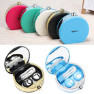 Contact Lens Case Travel Kit Clutch / Perfume Shape Travel Portable Solid Color Lens Cover Container Beauty Pupil Storage Soaking Box Eyewear Accessories