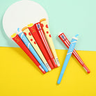 01 Piece Cute Stationery Pens Gel Food Pizza Cool Drink Popcorn Kawai Ballpoint Funny Rollerball School