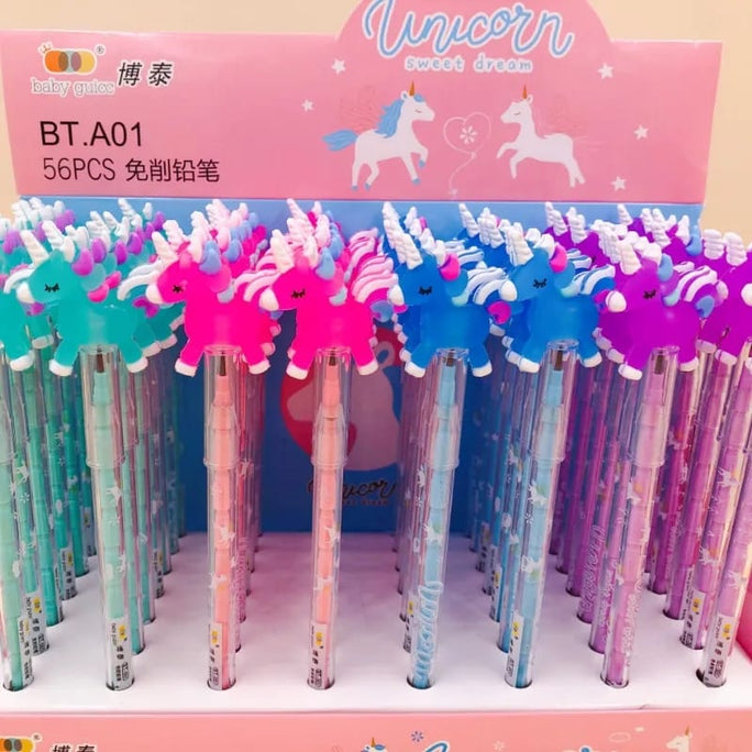 01/2 Pc Unicorn / Mickey Style Sikka Pencils
