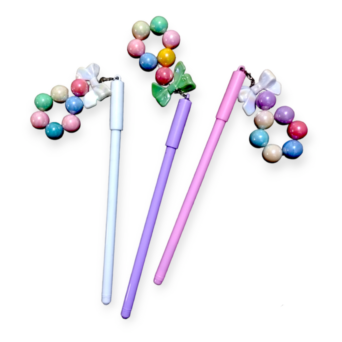 1 Pc Creative Braclet Beads Cute Signature Gel Pen School Office Supplies Gift