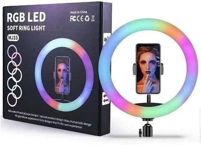 36CM/inch MJ36 RGB soft ring light Circle Photography Lighting 16 colour Led
