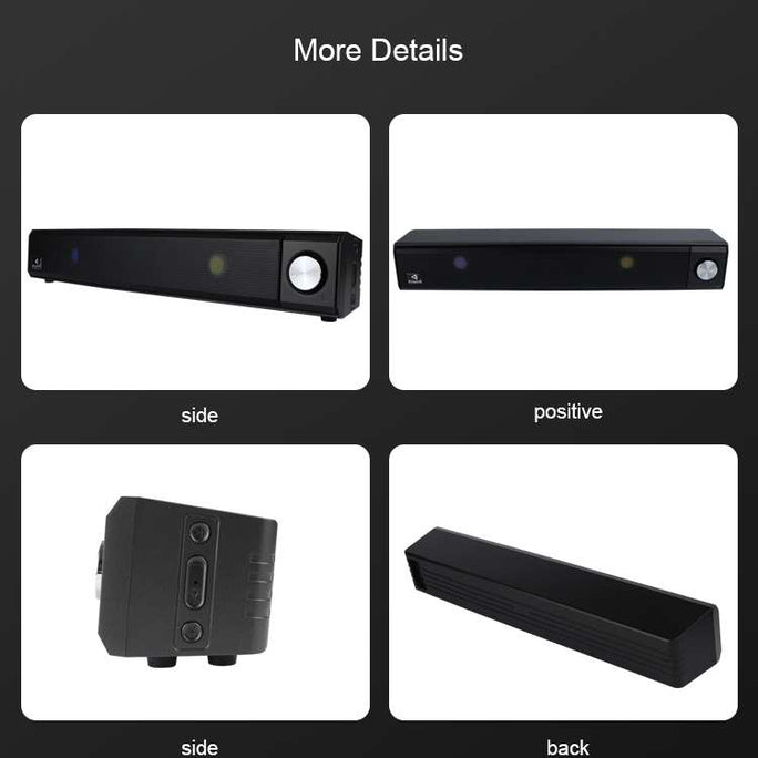 Kisonli LED-909 Wireless Speaker - Bluetooth Speaker + FM Radio + Lighting -