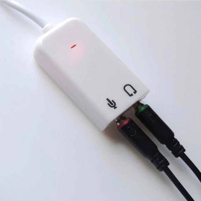 7.1 Channel USB Sound Card | External Audio Adapter with Mic 5Hv2 for PC Laptop