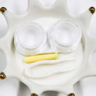 Contact Lens Pill Shape Case High Quality Travel Kit Design Travel Portable Solid Color Lens Cover Container Beauty Pupil Storage Soaking Box Eyewear Accessories
