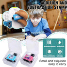 Kids Roller Digital Teaching Stamp for Students' Addition Subtraction Multiplication Division Math Training Teaching Stationery