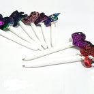 01 Pc Reversible Sequin Butterfly,Bear and Bunny shape Signature Pen for Girls Student Gifts