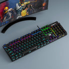 AULA S2022 Rgb Mechanical Gaming Keyboard USB Wired | Blue Switch Clicky Keys
