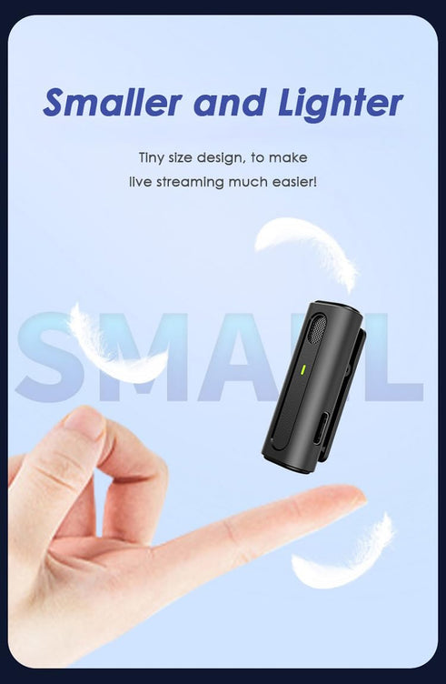 2.4G Wireless Live Streaming Lavalier Mic