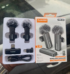 Plokama VM-20 2.4G Wireless Lavalier Microphone Dual 2in1 Plug & Play Mic for