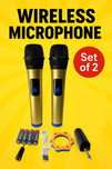LT-125 2x Universal Wireless Microphone Professional Handheld Mic System +