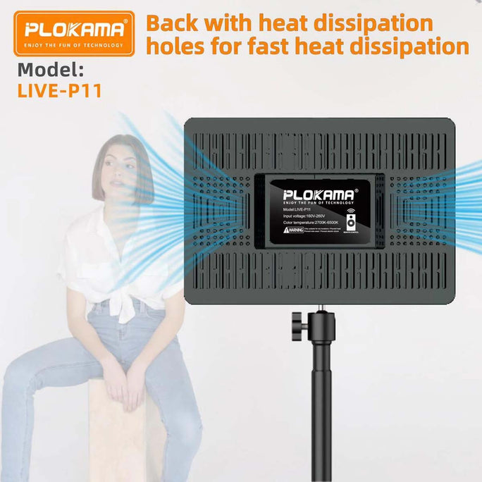 Plokama LIVE-P11 Professional LED Fill Light | PLOKAMA P11 LED Flood Light with