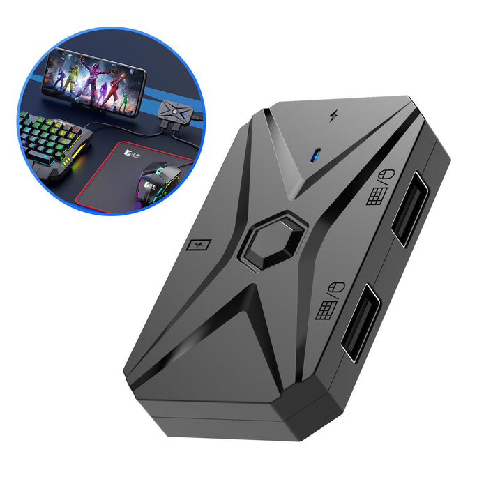 M1 Pro+ 5 in 1 Mobile Gaming Adapter for Keyboard Mouse | PUBG Controller