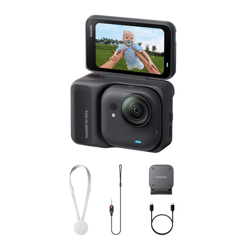 Insta360 GO Ultra Standard Bundle Midnight Black Action Camera
