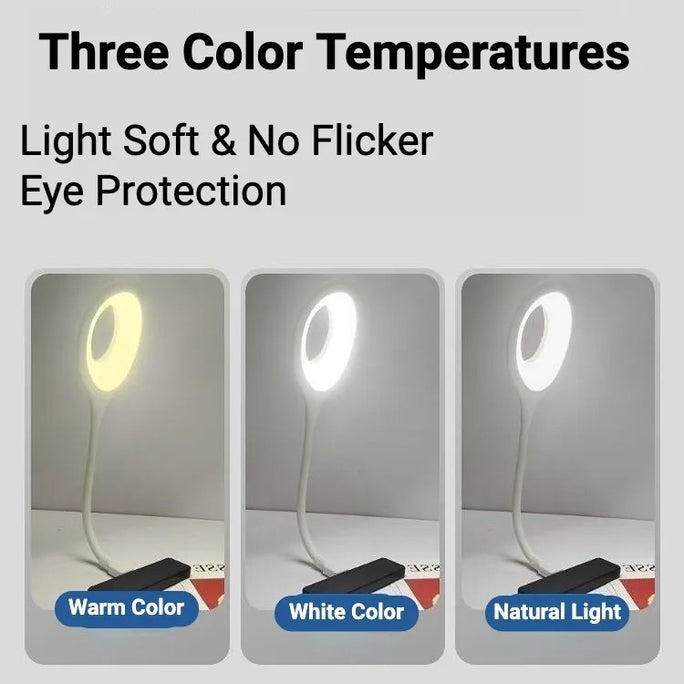 LK50 USB Smart Night Lamp Voice Operated LED Light 360 Adjustable Desk Table |