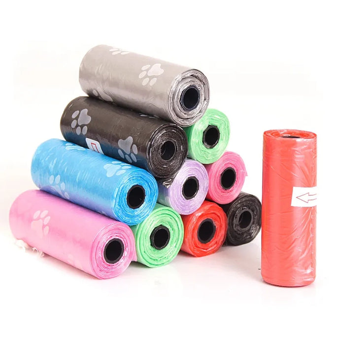 1/2/3 Roll Diaper Garbage Bag for Baby Excrement Rubbish Bag Organize Pet Dogs Waste Bag 22x28cm