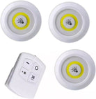 3 Pec Tap LED Light With Remote Control Cell Operated