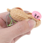 Funny Beans Squishy Squeeze Peas Edc Fidget Toys Pendants Keychain Stress Relief Ball Gadgets Kid Children Novelty Toy Fidget