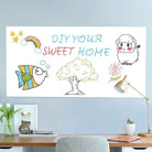 White Board Wall Sticker Removable Decal Board With Blue Marker