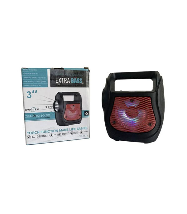 GTS-1533 3" wireless speaker extra bass with torch Gts-1533 Colorful Oem