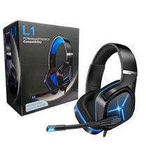 Gaming Headset L1 With Mic For PC,PS4,Xbox One,Xbox 360 And Laptop Over-Ear
