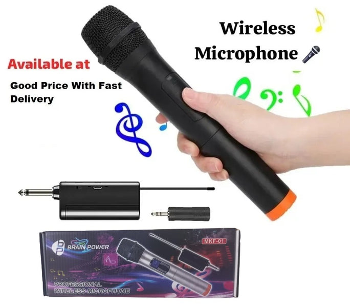 LT-125 2x Universal Wireless Microphone Professional Handheld Mic System +