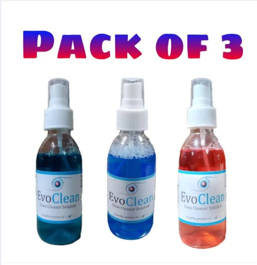 Pack of 3 High Quality Mobile Screen and Glasses Cleaner Solution 120ml
