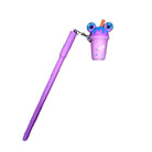 Fancy Gel Pen With Purple Candy Glass Best Quality