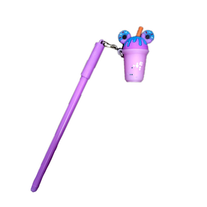 Fancy Gel Pen With Purple Candy Glass Best Quality