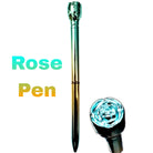 01 PC Cute Newest Rose Design Crystal Writing Tool Ballpoint GEL Pen Stationery as Festival Gift