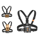 PLOKAMA CX10 Action Camera & Phone Chest Mount | 360° Adjustable Harness for