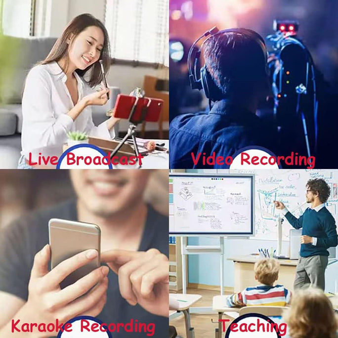 K35 2in1 Dual Wireless Lavalier Microphone | Intelligent Noise Reduction for