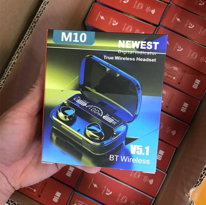 M10 TWS Wireless Earbuds | Bluetooth Gaming Mode HI-FI Sound In-Ear Headset