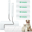 Lint Roller,Sticky Roller16cm width 90Sheets per Roll (1 Roller+2 Refills)