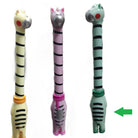01 Pc Dino Pen Ballpoint Gel Pen School and Office Supplies with Dino Face